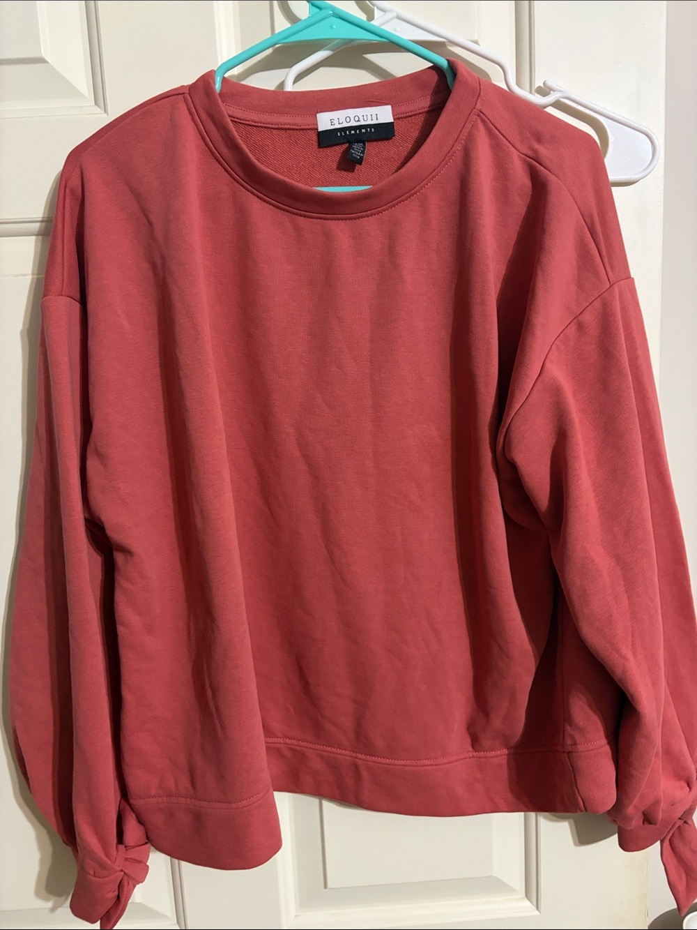 Eloquii Dusty Rose Crewneck Sweatshirt